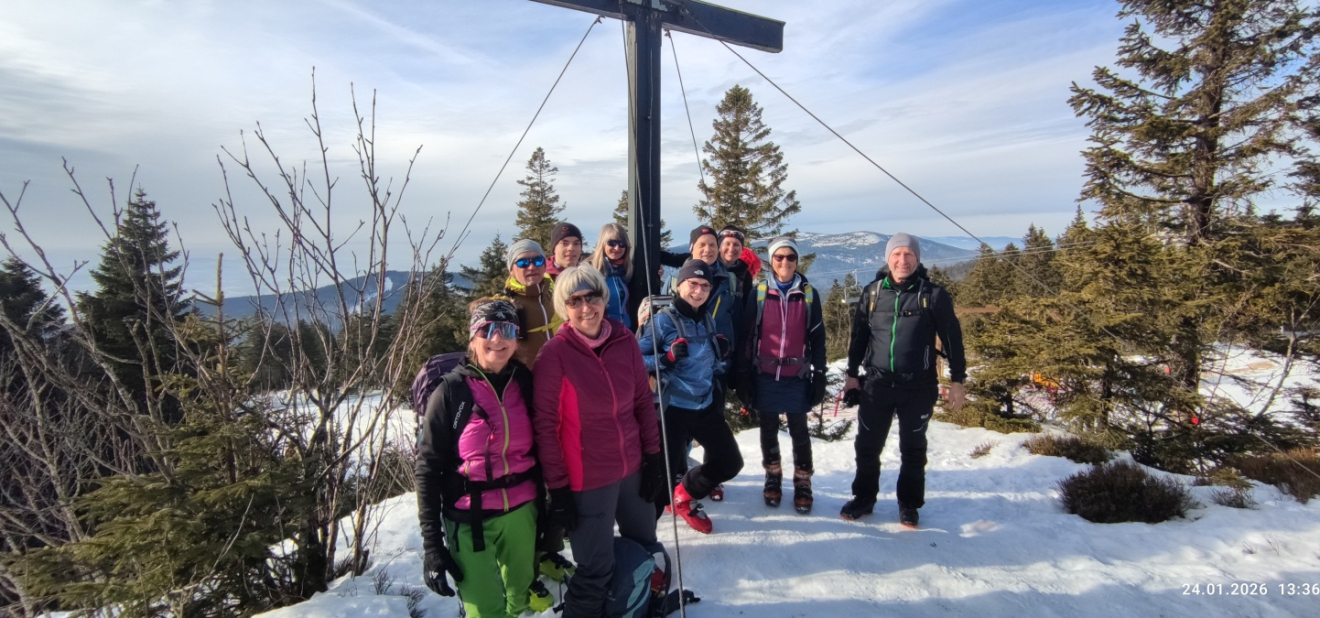 DAV-Skitour über den Ge(h)nussweg auf den Hochficht